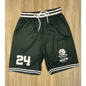 Dark Green AEPHI Comfort Colors Basketball Shorts